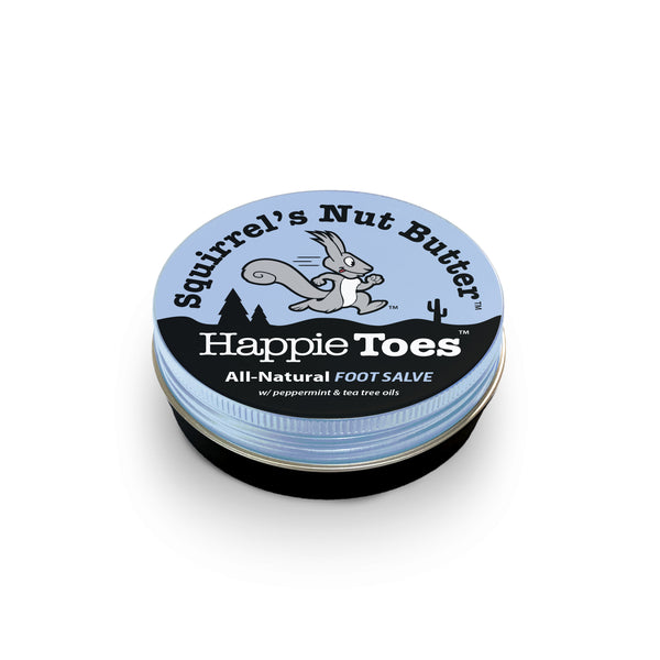 Squirrel's Nut Butter Happie Toes 57g (2.0oz) Metal Tin